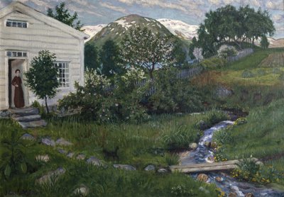 Early summer in Jølster by Nikolai Astrup