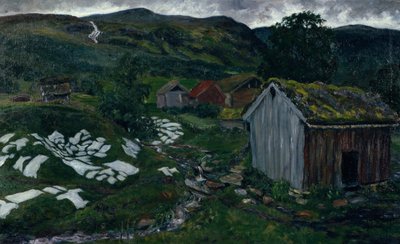 Rainy Weather Atmosphere by Nikolai Astrup