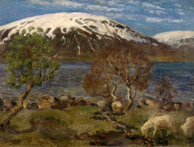 Spring at Jølster Water by Nikolai Astrup