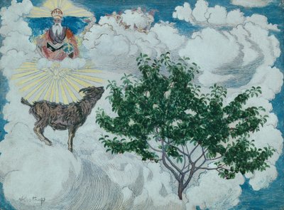 The Goat that Entered Paradise by Nikolai Astrup