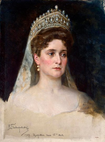 Tsarina Alexandra Fyodorovna, 1907 by Nikolai Bodarevsky