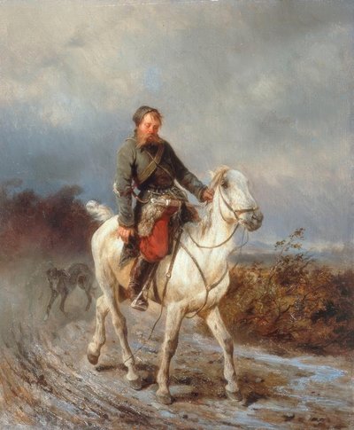 Return from the Hunt by Nikolai Jegorowitsch Swertschkow