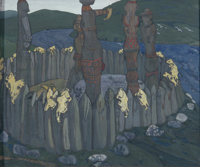 Idols by Nikolai Konstantinowitsch Roerich