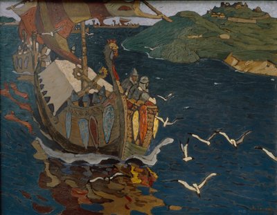 Overseas Guests by Nikolai Konstantinowitsch Roerich