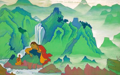 Padma Sambhava, 1924 by Nikolai Konstantinowitsch Roerich
