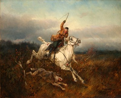 Wolf Hunting by Nikolai Yegorovich Sverchkov