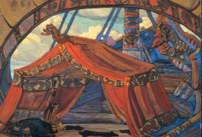 Wagner, Tristan / Stage by Roerich by Nikolai Konstantinowitsch Roerich
