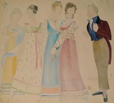 Costume Designs by Nikolaj Pawlowitsch Uljanow