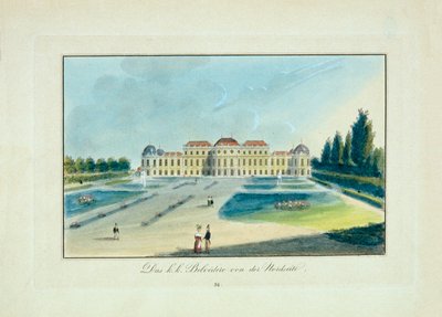 The Upper Belvedere from the North Side by Nikolaus Reim