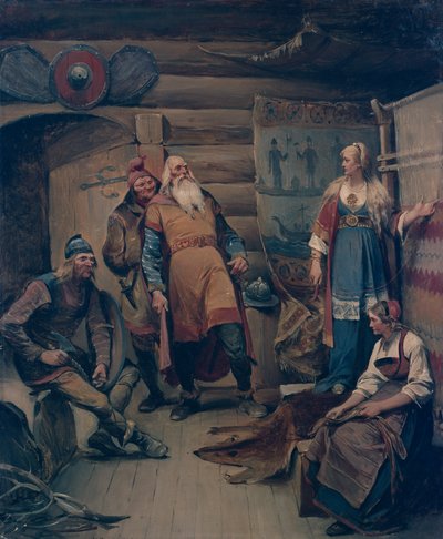 Proposal Messenger from Harald Fairhair to Gyda by Nils Bergslien
