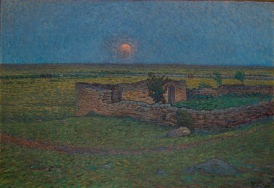 Moon Rising on Öland by Nils Kreuger