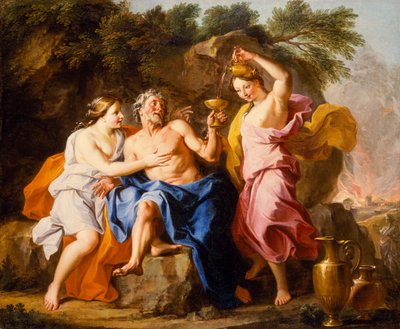 Lot and His Daughters by Noël Coypel