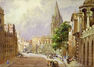 The High Street, Oxford by Noel Harry Leaver