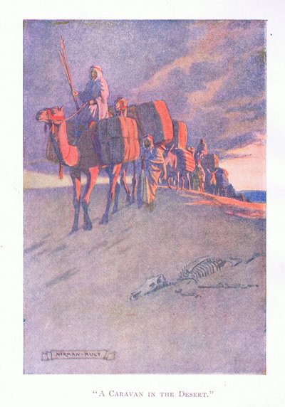 A Caravan in the Desert by Norman Ault