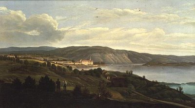 A View of Christiania by Norwegian School