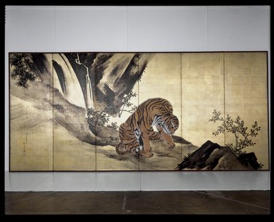 Tigers in a Landscape by Obun Kunii