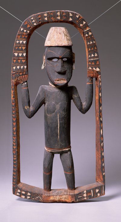 Figure from Canoe House, Solomon Islands by Oceanic