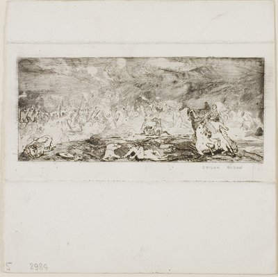 Battle by Odilon Redon