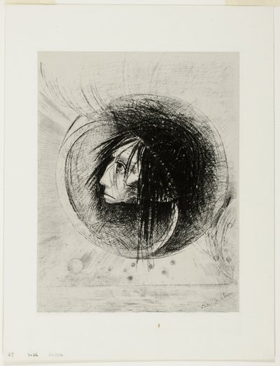 Blossoming, plate one from In Dreams by Odilon Redon