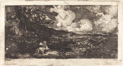 Galloping Horseman by Odilon Redon