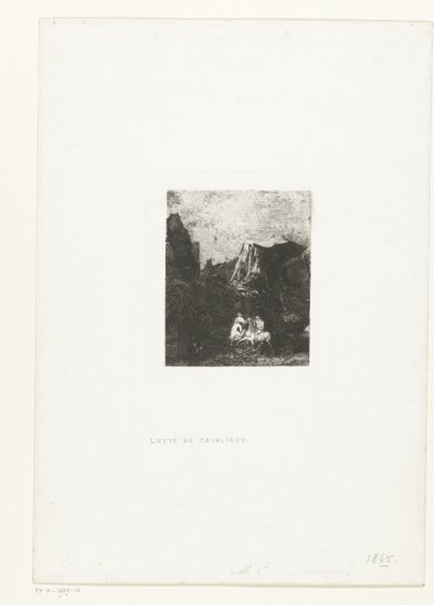 The Two Little Riders by Odilon Redon