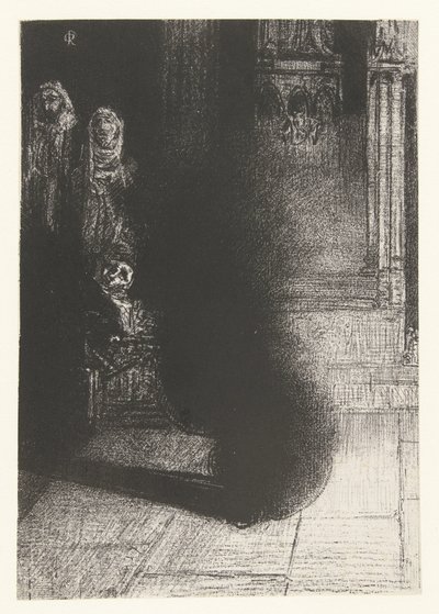 The Black Flames by Odilon Redon