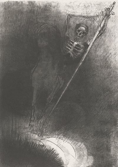 Death on a Horse, 1899 by Odilon Redon