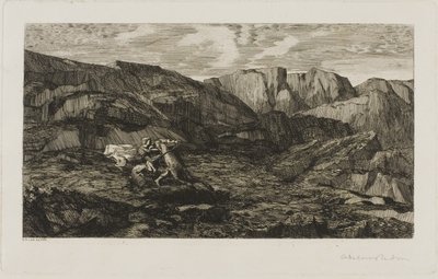 Fear by Odilon Redon
