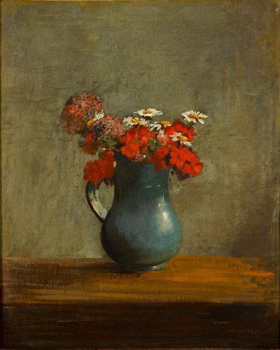 Flowers in a Vase by Odilon Redon