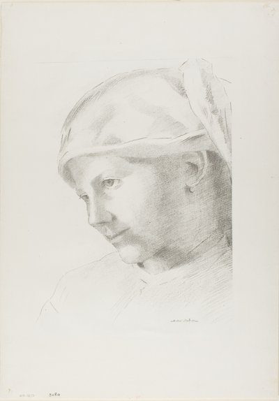Girl by Odilon Redon