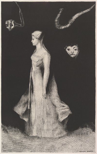 Haunting, 1893-94 by Odilon Redon