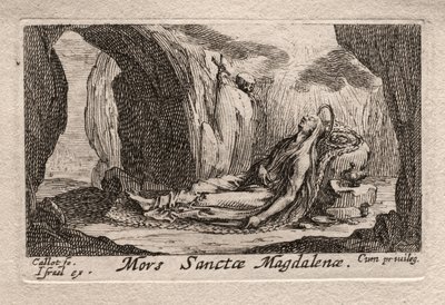The Penitents: Death of St. Magdalene by Odilon Redon