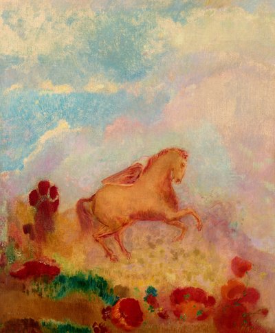Pegasus by Odilon Redon