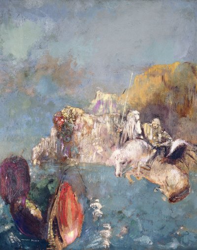 Saint George and the Dragon by Odilon Redon
