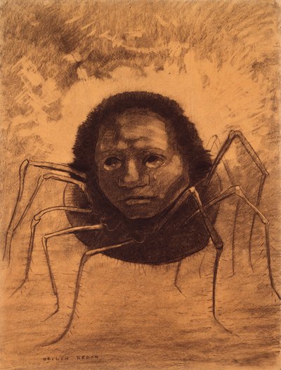 The Crying Spider by Odilon Redon