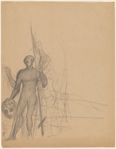 The Headhunter and His Family by Odilon Redon