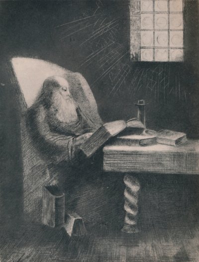 The Reader, c.1892, 1946 by Odilon Redon