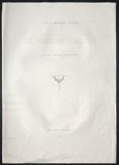 Title Plate by Odilon Redon