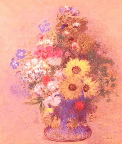 Vase of Flowers by Odilon Redon