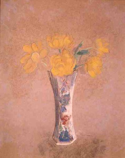 Vase of Flowers by Odilon Redon