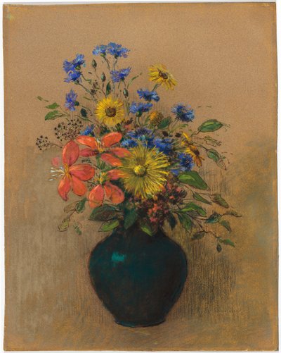 Wildflowers by Odilon Redon