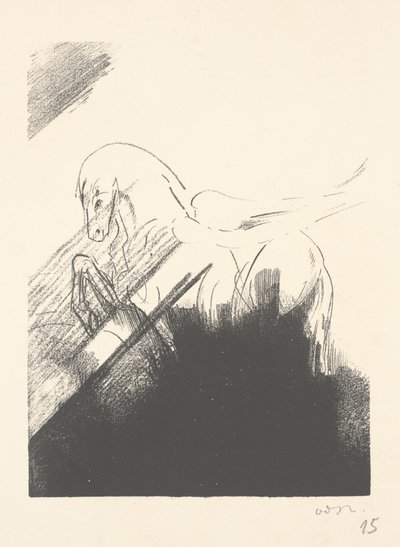Winged Horse by Odilon Redon