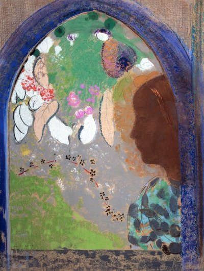 Woman at the Window by Odilon Redon