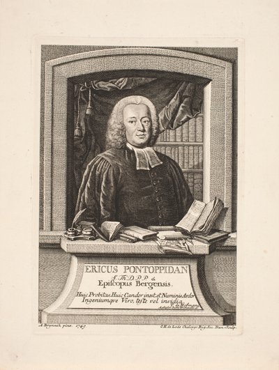 Erik Pontoppidan (the younger) Bishop by Odvardt Helmoldt de Lode