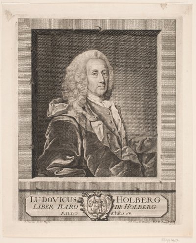 Ludvig Holberg by Odvardt Helmoldt de Lode