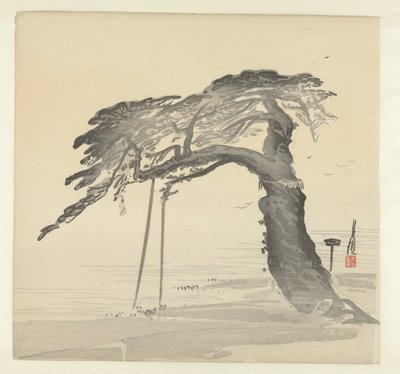 Old Pine Tree by Ogata Gekko