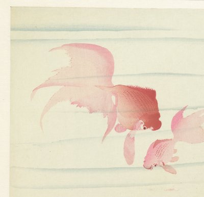 Two Goldfish by Ohara Koson