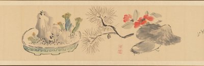 Letter Enclosing Flowers by Okada Hanko