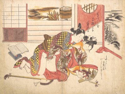 Bedroom Scene, ca. 1739 by Okumura Masanobu