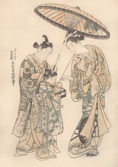 Two Figures by Okumura Masanobu